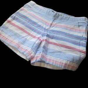 Tommy Hilfiger Blue, Red and White Striped Shorts 4